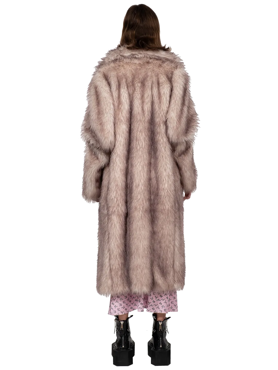 Box Faux Fur Coat