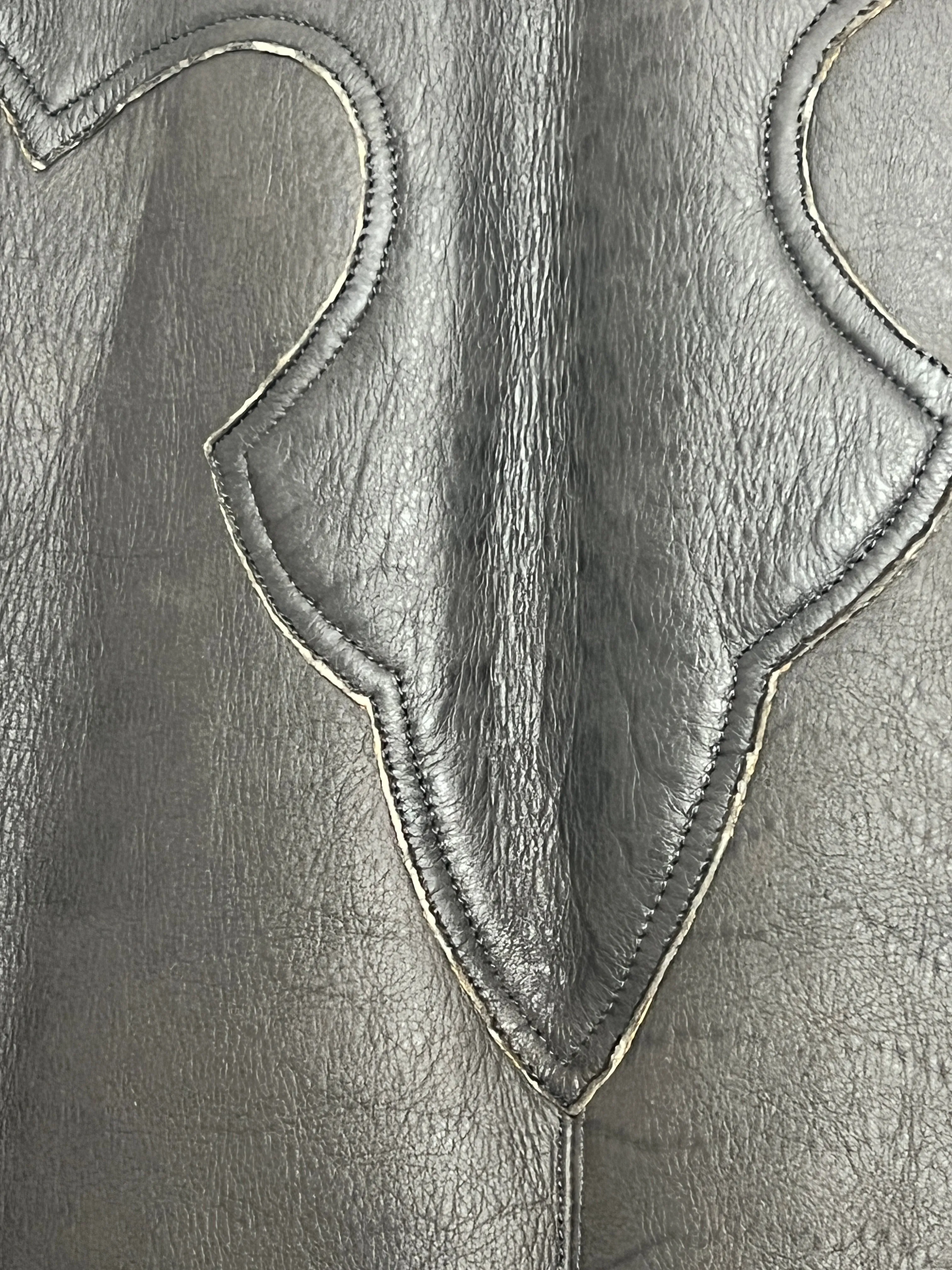 Brown Leather Shearling Flight Jacket