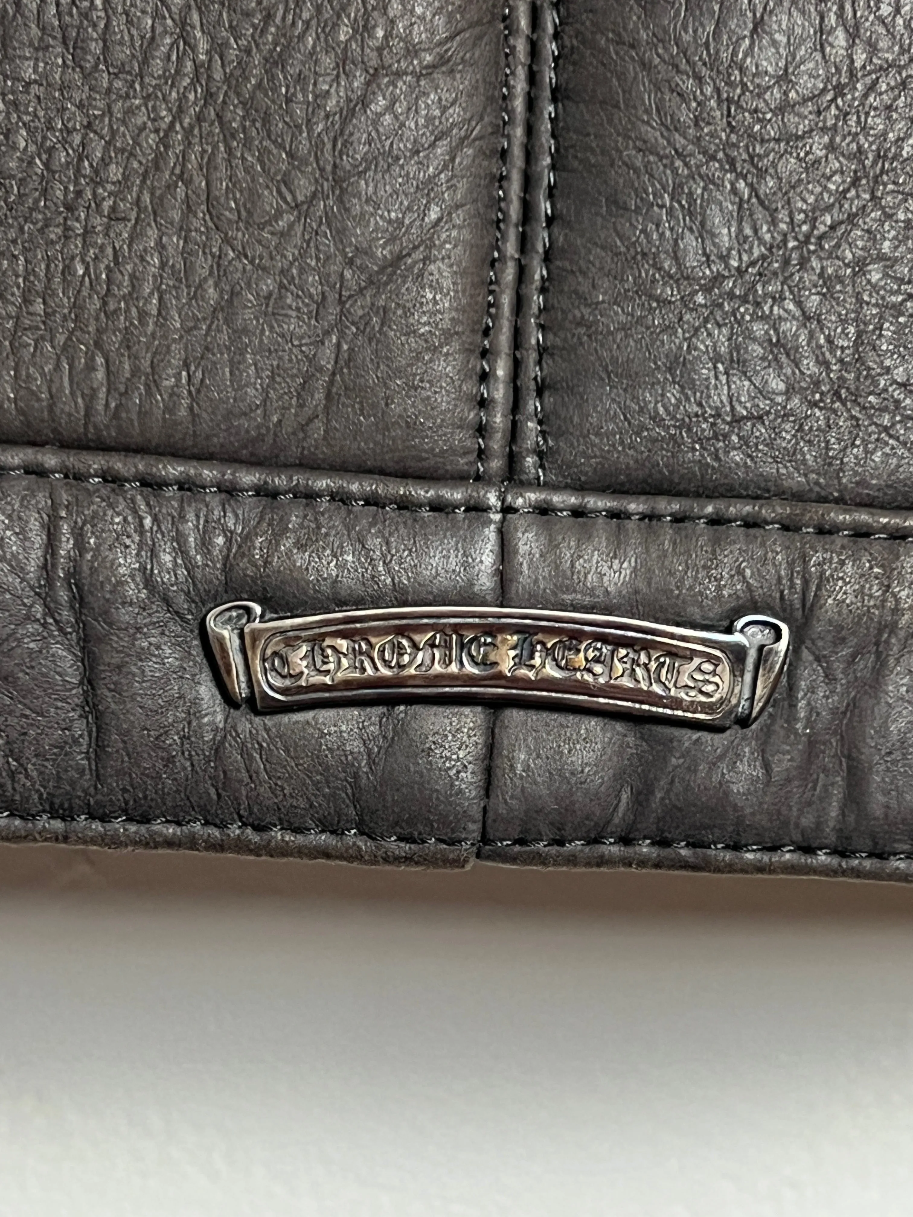 Brown Leather Shearling Flight Jacket