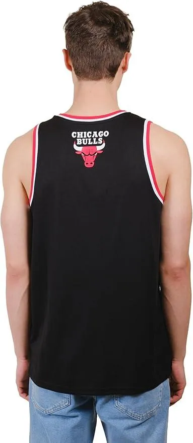Ultra Game NBA Official Men’s Super Soft Sleeveless Tank Top Muscle T-Shirt - Unisex, Chicago Bulls, Black|Chicago Bulls