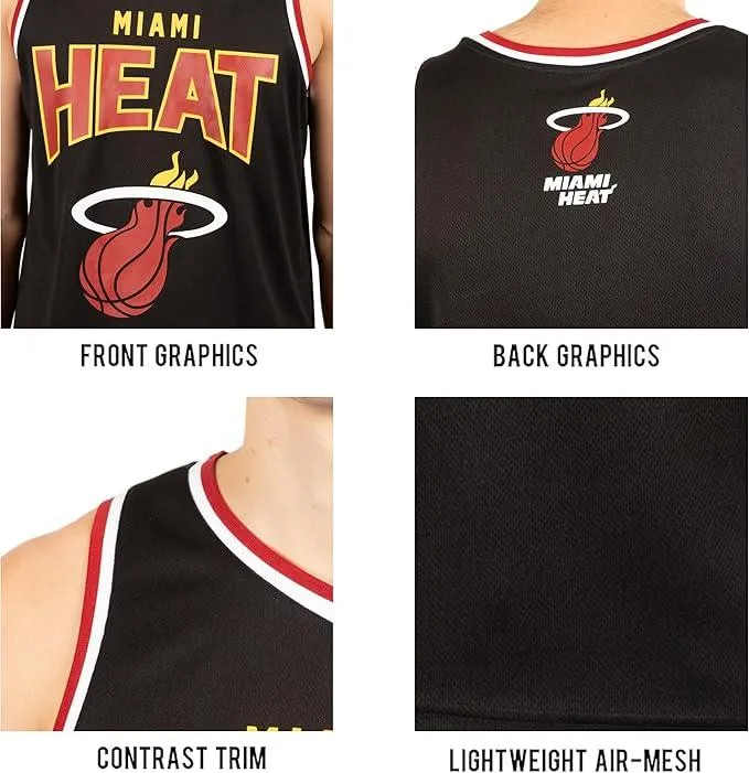 Ultra Game NBA Official Men’s Super Soft Sleeveless Tank Top Muscle T-Shirt - Unisex, Chicago Bulls, Black|Chicago Bulls