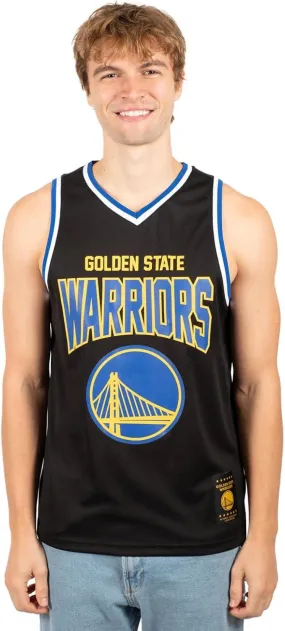 Ultra Game NBA Official Men’s Super Soft Sleeveless Tank Top Muscle T-Shirt - Unisex, Golden State Warriors, Black|Golden State Warriors